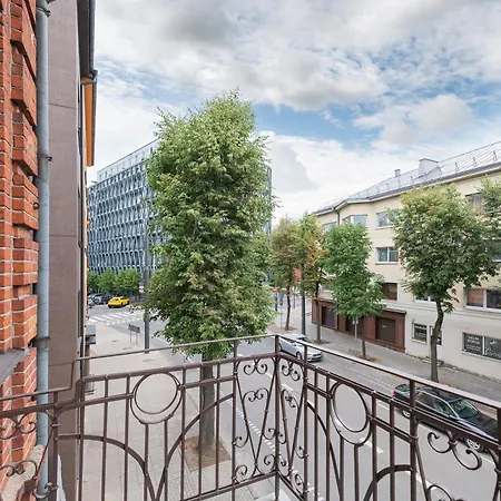 Elegant City Center Apartment With Free Parking By Polo Aparments Kaunas Exterior photo